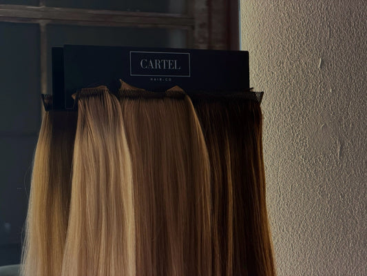 Custom Cartel weft extensions holder